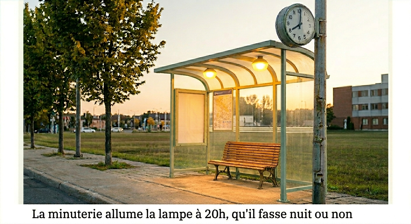 Abribus ann&eacute;es 1970
